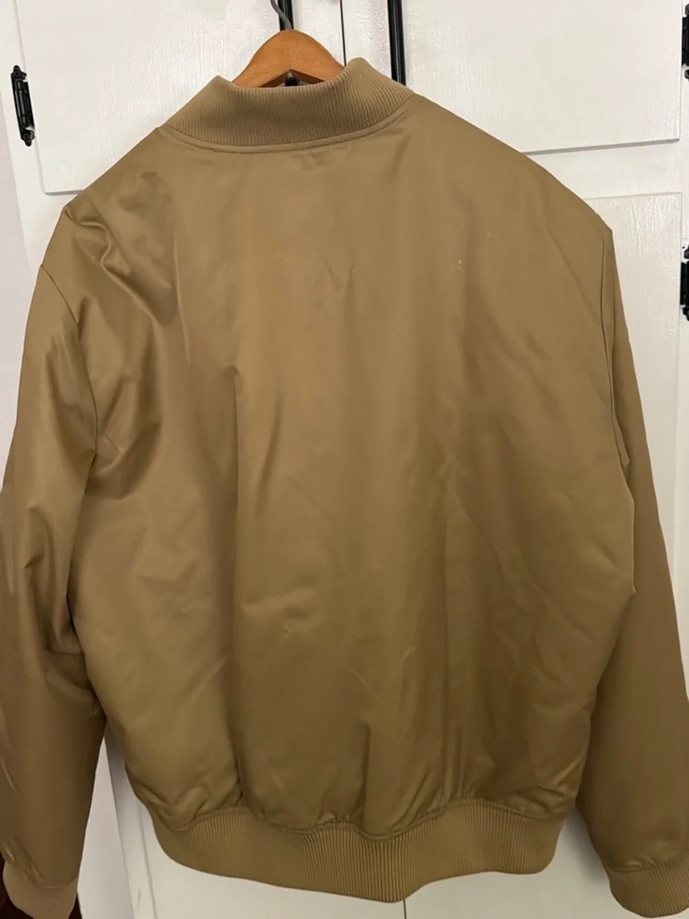 Banana Republic Tan coat with Branded Neck Label